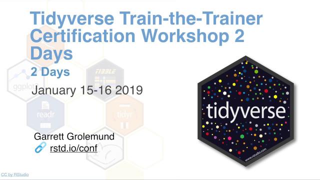 Tidyverse Train-the-Trainer Certification Workshop - rstudio::conf(2019L)