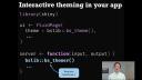 Carson Sievert | Custom theming in Shiny & R Markdown with bslib & thematic | RStudio