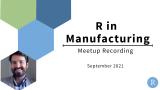 Taylor Rodgers - PKGlobal || Manufacturing Meetup (Democratizing an ML model ) || Posit