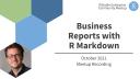 Christophe Dervieux | Business Reports with R Markdown | RStudio