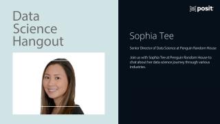Data science and automation in publishing | Sophia Tee | Data Science Hangout