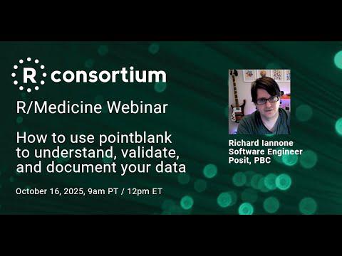 How to use pointblank to understand, validate, and document your data
